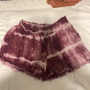 Super duh tie dye shorts